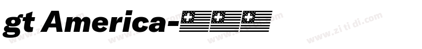 gt America字体转换